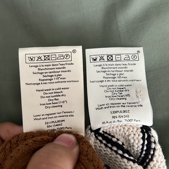 <FAKE ALERT>Sezane Leontine Jumper bought from eBay - Picture 8 of 8